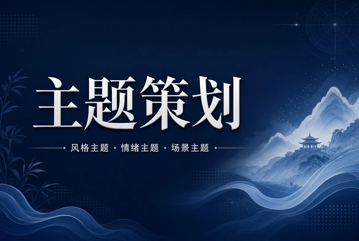 不同风格与情绪组成的影像主题